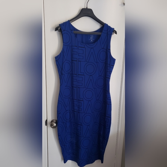 Bodycon midi dress LOVE - Picture 3 of 4